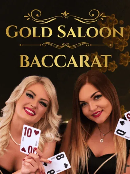 Gold Saloon Baccarat live casino game by Amusnet at PowerUp Casino